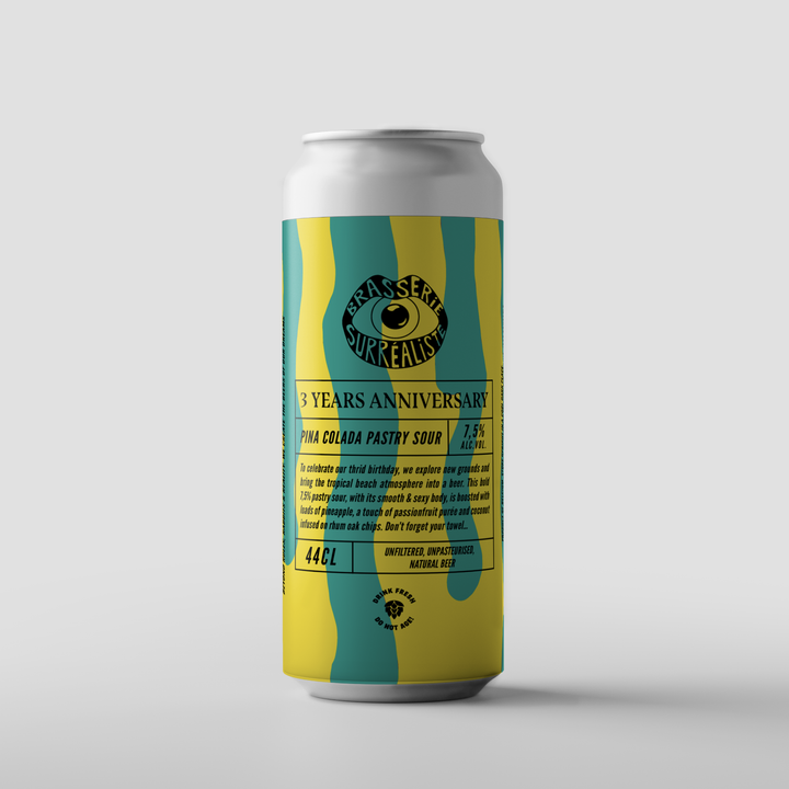 Three Years Anniversary | Pastry Sour Pina Colada | 7,5%